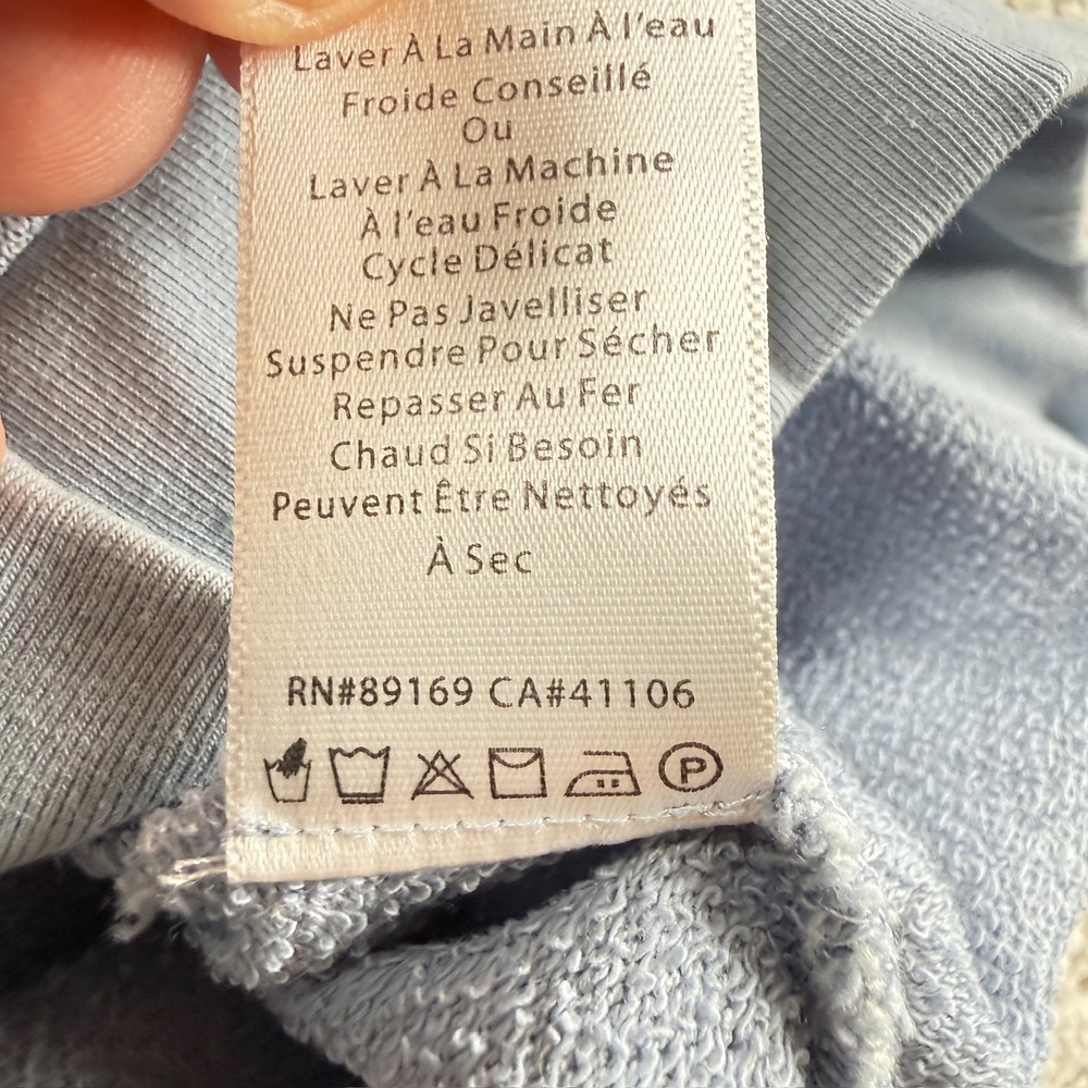 ATM Anthony Thomas Melillo Dress Womens S Blue Hemp Tencel Athleisure Cozy Luxe - Picture 8 of 15